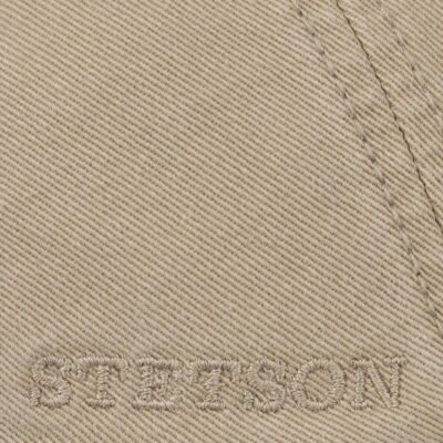 Cotton Ivy Flat Cap In Beige