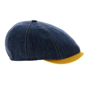 Denim Cotton Blue Newsboy Cap