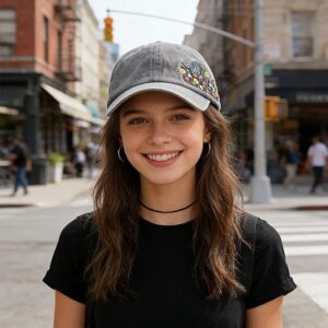 Embroidered Baseball Cap for Women
