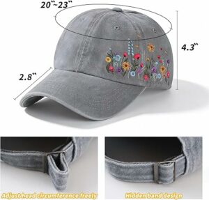 Embroidered Baseball Cap for Women