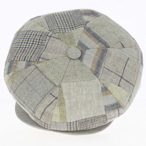 Fernand Patchwork Newsboy Cap