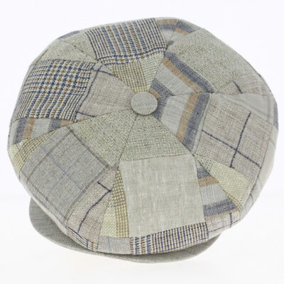 Fernand Patchwork Newsboy Cap