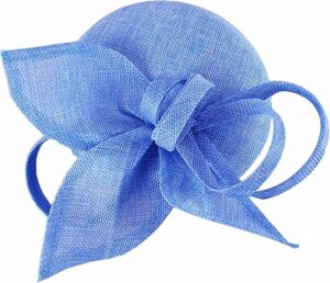 Flower Feathers Pillbox Fascinator Hat