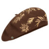 Golden Embroidery Basque Beret