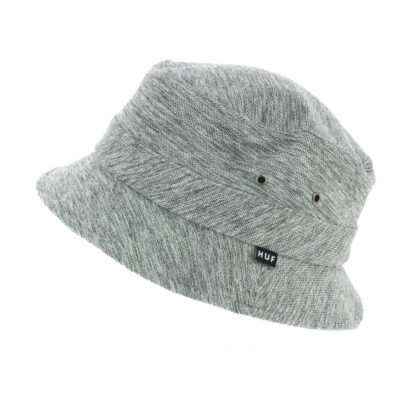 Gray Heathered Pique Bucket Hat