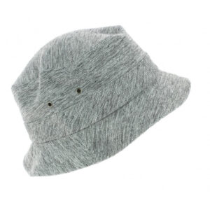 Gray Heathered Pique Bucket Hat