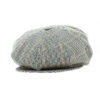 Grey Houndstooth Newsboy Cap