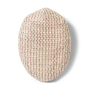 Lightweight Straw Flat Cap - Natural-Clay
