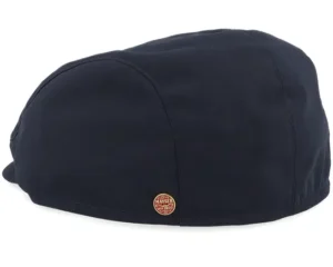 Matteo Sunblock Black Flat Cap