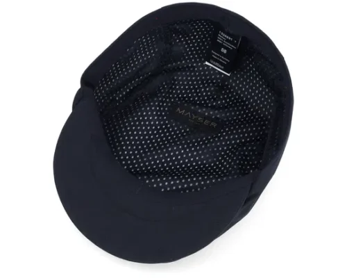 Matteo Sunblock Black Flat Cap