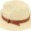 Men Wide Brim Panama Hat