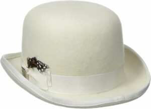 Men's Derby Bowler Hat - White