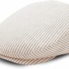 Men’s Seersucker Ivy Flat Cap