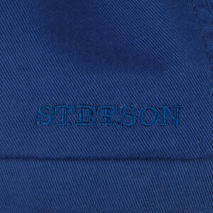 Midtown Cotton Flat Cap Navy Blue