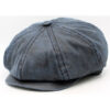 Navy Newsboy Cap