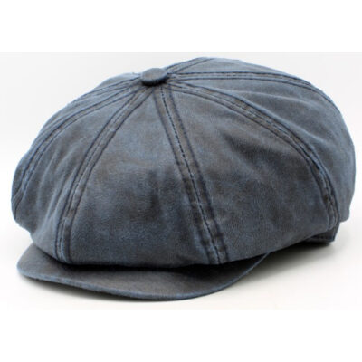Navy Newsboy Cap