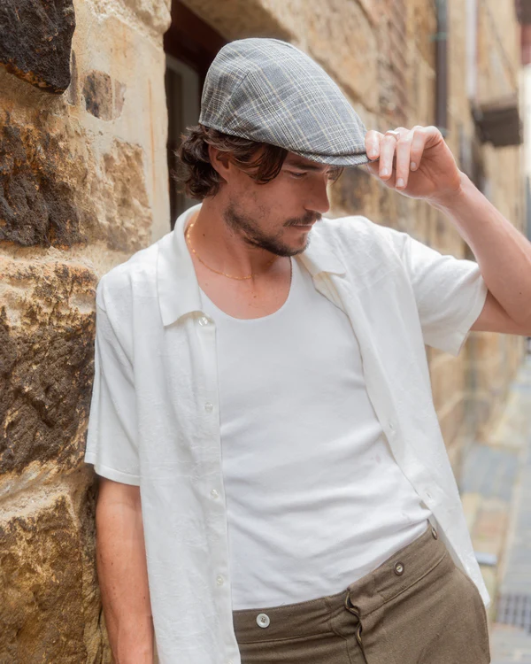 Plaid Italian Ivy Flat Cap