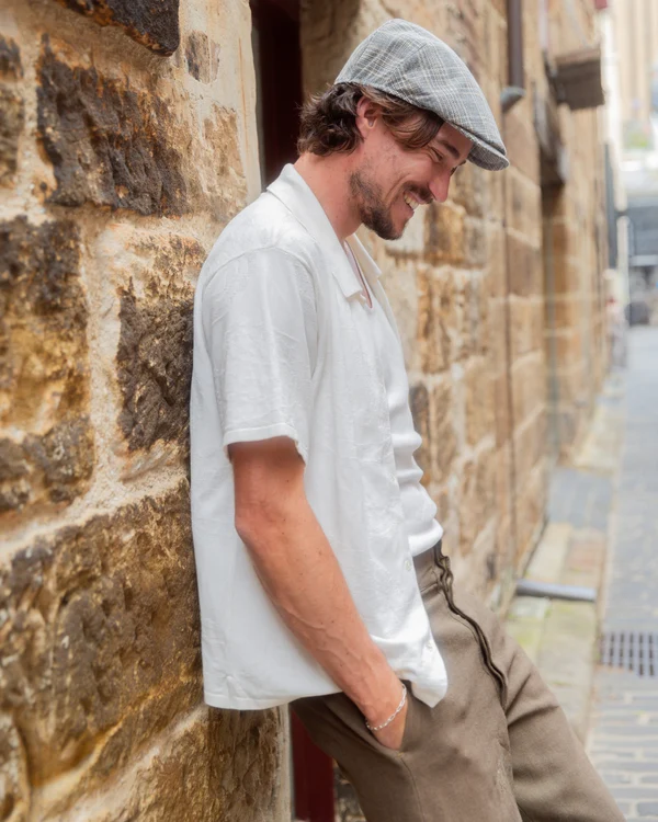 Plaid Italian Ivy Flat Cap