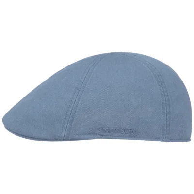 Texas Sun Protection Flat Cap in Light Blue