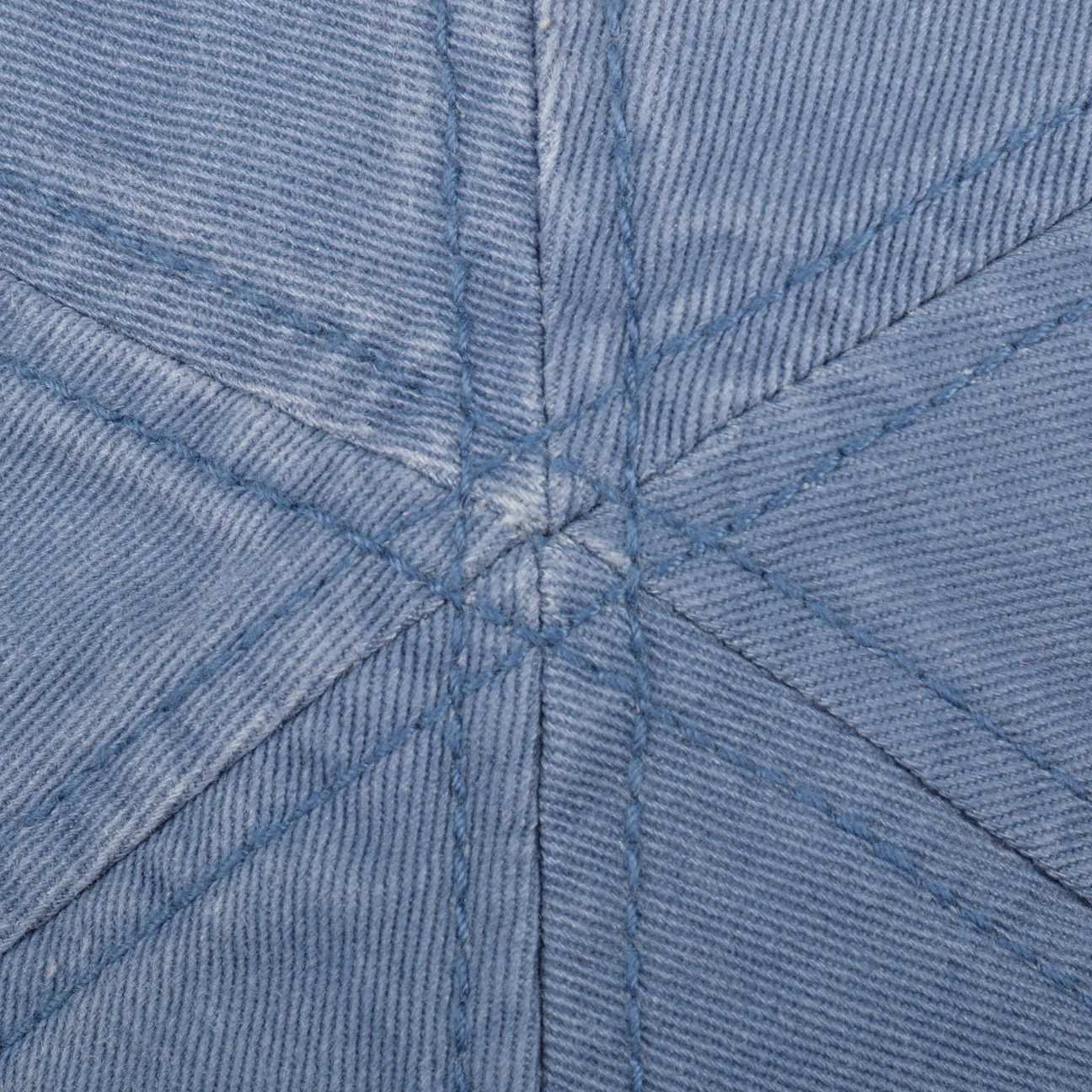 Texas Sun Protection Flat Cap in Light Blue