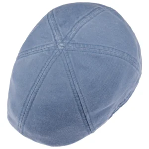 Texas Sun Protection Flat Cap in Light Blue