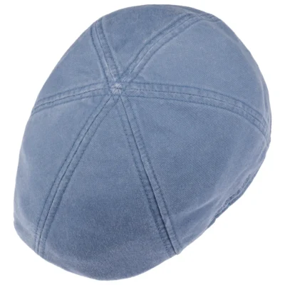 Texas Sun Protection Flat Cap in Light Blue