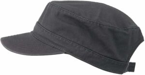 Washed Cotton Twill Adjustable Army Cap