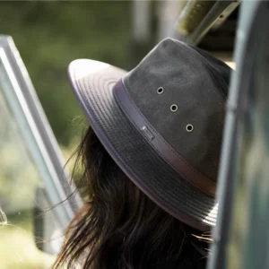 Women Madison River Oil Skin Outback Hat