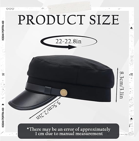 Women Men Fashion Chauffeur Fiddler Hat