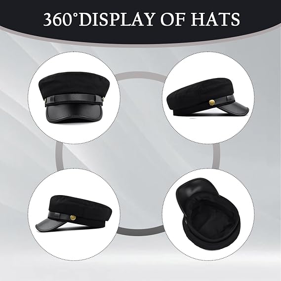 Women Men Fashion Chauffeur Fiddler Hat
