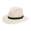 Women Outback Foldable Fedora - IvoryBlack