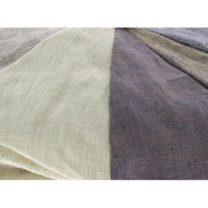 8-Panel Patchwork Linen Flat Cap