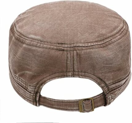 Ajdustable Washed Cotton Army Cap