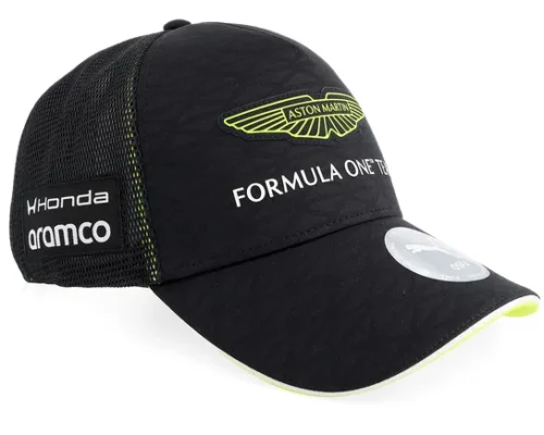 Aston Martin F1 26 Stroll Black A-frame Trucker