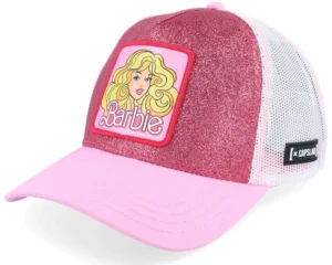 Barbie White/Pink A-Frame Trucker