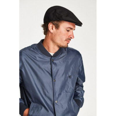 Black Hooligan Flat Cap