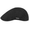 Black Muskegon Flat Cap