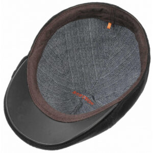 Black Muskegon Flat Cap