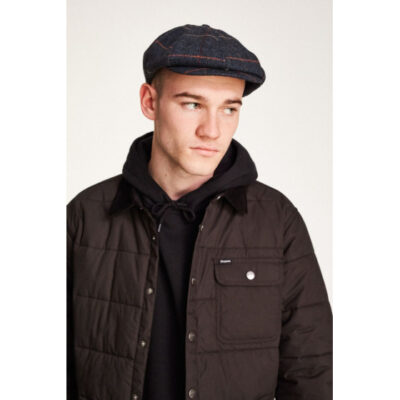 Brood slate blue Newsboy Cap