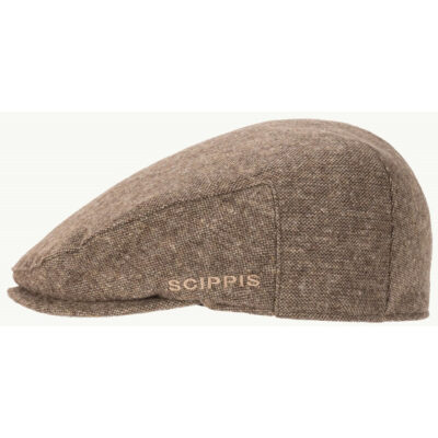 Brown Donegal Flat Cap