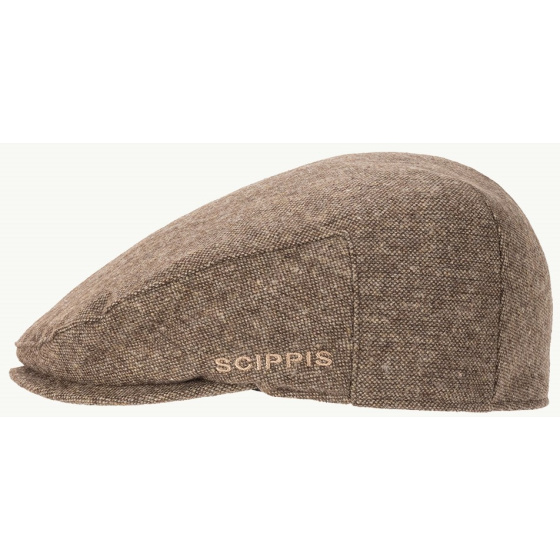 Brown Donegal Flat Cap
