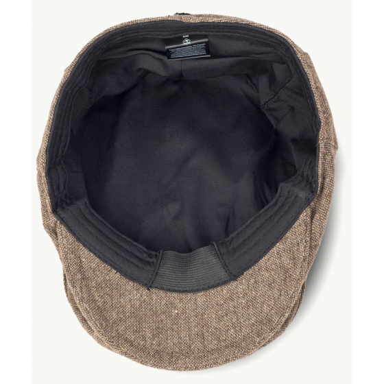 Brown Donegal Flat Cap