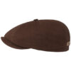 Brown Waterproof Newsboy Cap