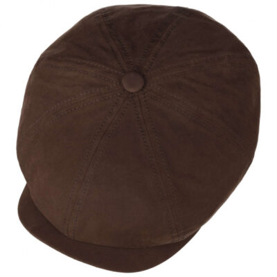 Brown Waterproof Newsboy Cap