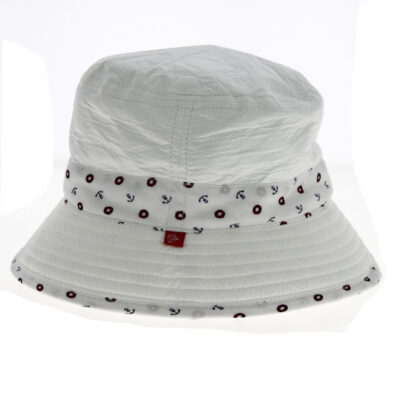 Children's UV Protection Bucket Hat Timeo White
