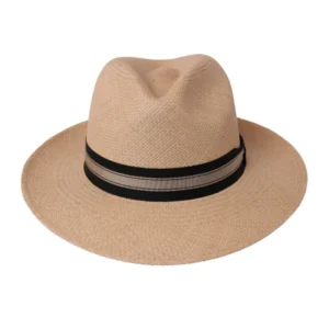 Classic Sandy Panama Hat - BlackGold Band