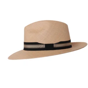 Classic Sandy Panama Hat - BlackGold Band