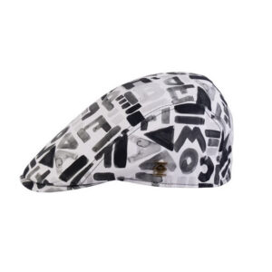 Cotton Bang Letters Flat Cap