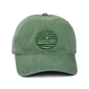 Cotton Canvas Baseball Cap - Light Forest