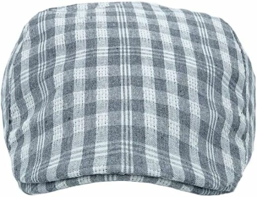 Cotton Grey Ivy Flat Cap